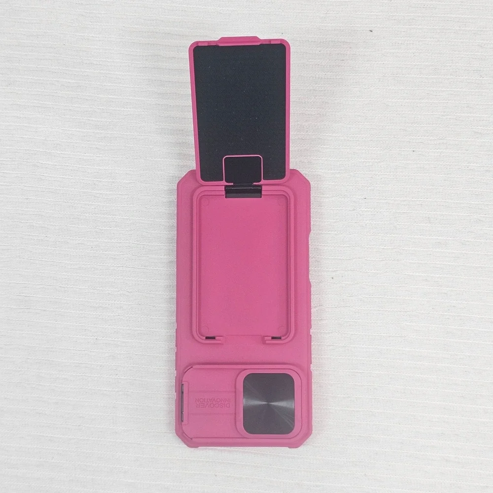 Nillkin‎ CamShield Armor PropGalaxy S25 Case Pink Magnetic Kickstand Cover